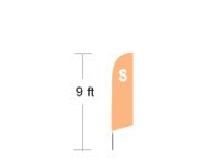 teardrop banner flag