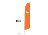 teardrop banner flag