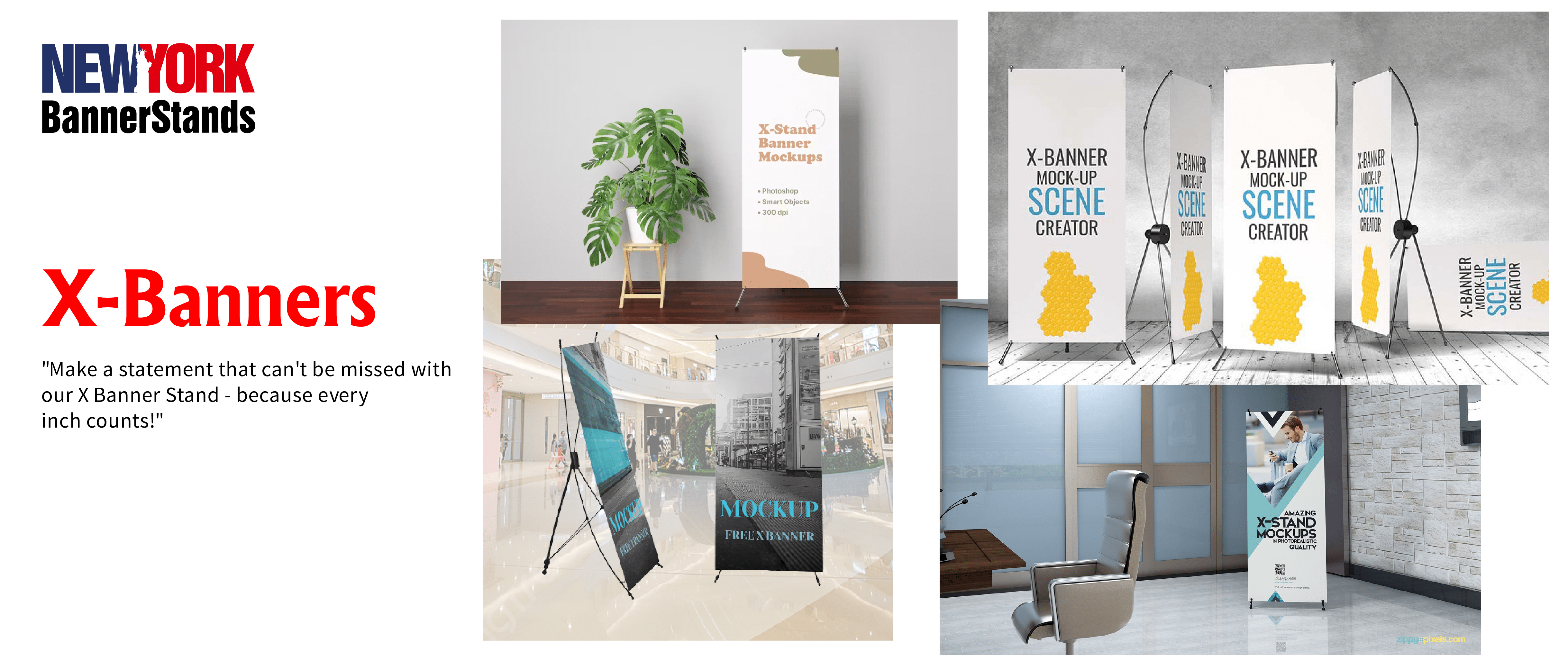 X-Banner design showcasing vibrant colors and bold graphics for effective brand promotion.