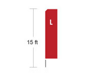 teardrop banner flag