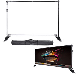 Telescopic Banner + Stand in NYC