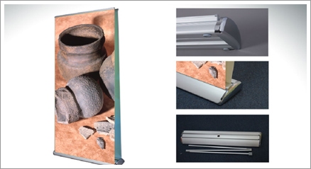 Deluxe Retractable - Double Sided 33"x81"